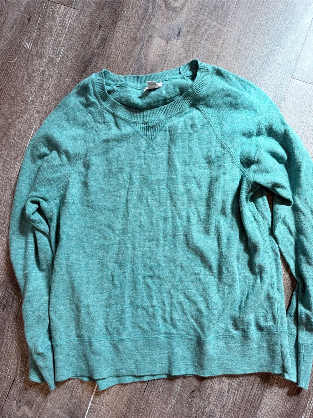 L.L. Bean Women's Teal Crewneck Sweater